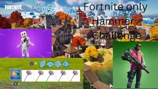 Fortnite Only Hammer Challenge (Fortnite Deutsch)