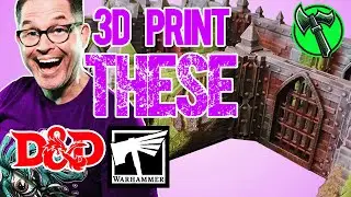 Revolutionize Your Tabletop: 3D Printable Walls for DnD, Warhammer, and More!