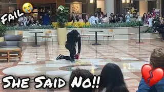 FAILED MARRIAGE PROPOSAL!!  **SHE RAN**