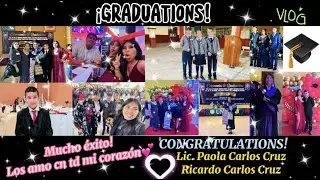 24 HRS DE GRADUACIONES (👨‍🎓Richar & Lic. Pao👩‍🎓)🎓//MARIANA CARLOS CRUZ