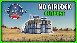 Starfield Outpost - Custom Made Base without Air Lock