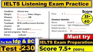IELTS Listening Practice Test 2025 with Answers [Real Exam - 230 ]