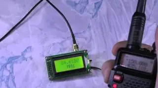 Test frequency RF 1 to 500 MHz for radio amateurs
