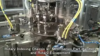 CDS Rotary Indexing Chassis with MHP Series Part Handlers view 2