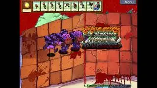 Giga Football Zombie And BucketHead Wall-Nut Zombie Vs Conehead Ducky Tube Zombie Fight // PVZ