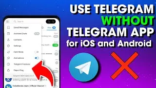 How To Use Telegram Without Telegram App [💥NEW💥2021💥] Telegram Web On Mobile Telegram Web On Chrome.