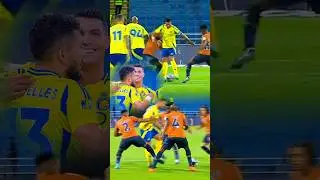 شاهد اسيست كريستيانو رونالدو وهدف تاليسكا اليوم 😍🔥 صناعة رونالدو ضد الفيحاء اليوم 2024 #ronaldo #cr7