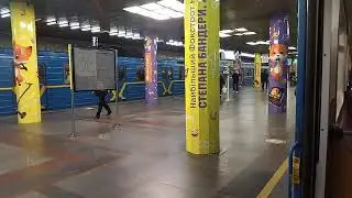 81-714 #9604 в составе поезда 9245-9246, ст.Героев Днепра-ст.Олимпийская,г.Киев