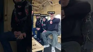 Как бы прыгал с парашютом junior, middle, senior