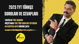 2023 TYT Türkçe Soruları ve Cevapları | RÜŞTÜ HOCA