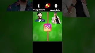 Carry minatti V/S sourav joshi ❓Full comparison #carryminati #souravjoshivlogs #viral #trending