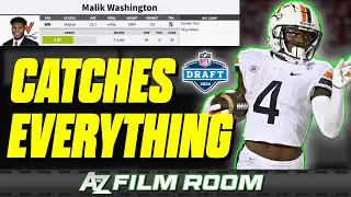 Virginia WR Malik Washington: 2024 NFL Draft Scouting Report