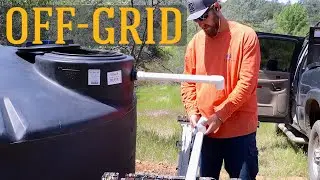 OFF-GRID GARDEN WATERING SYSTEM | Tank Set Up
