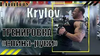 ТРЕНИРОВКА СПИНА РУКИ Подготовка на Siberian Power Show. БОДИБИЛДИНГ от профи (Крылов Дмитрий 2020)