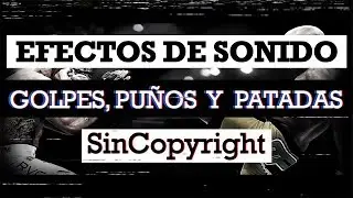 EFECTOS DE SONIDO | GOLPES, PUÑOS Y PATADAS 