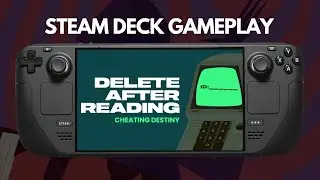DELETE AFTER READING on Steam Deck | Interactive Novel