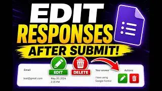 How do I edit google form response?