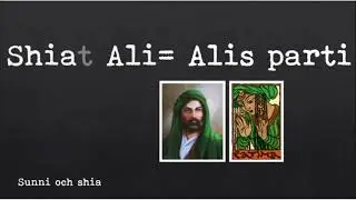 Islam  - shia och sunni