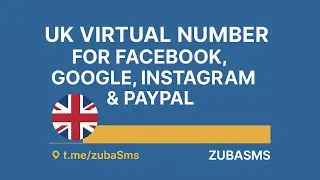UK Virtual Number for Facebook, Google, Instagram & PayPal