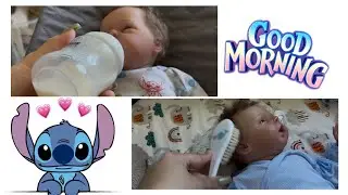 Моё утро с реборном Мейсоном/ My morning with Mason the Reborn☀️