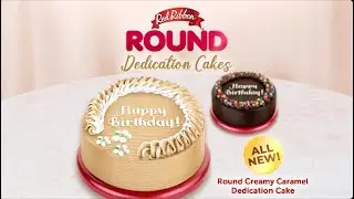 NEW Red Ribbon Round Dedication Cakes