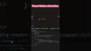 Hover Button Animation HTML CSS 