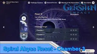 Floor 11 - Chamber 3  | Spiral Abyss | Genshin Impact