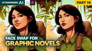 Face Swap GRAPHIC NOVEL Characters from Midjourney
