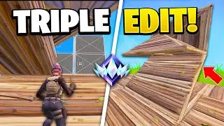 How to TRIPLE EDIT like a PRO in FORTNITE!