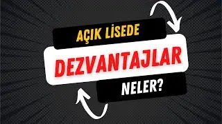 Açık Lise Dezavantajları
