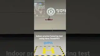 Hereflow indoor hovering flight test