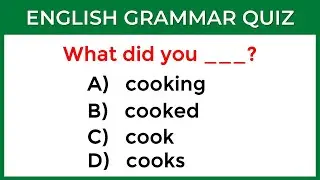 Mixed English Grammar: Can You Pass This Test? #challenge 5