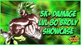 5K+ Damage! Buffed Lvl 80 ( Maxed ) Broly / Trolly Showcase | Roblox Anime Mania