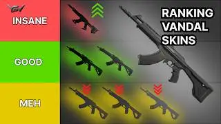 Brutally Ranking Every Vandal Skin I Own