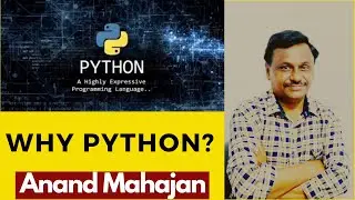 Why should you learn Python .. Lecture by Anand Mahajan, Online course creator