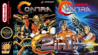 Contra 2in1 - Hack of Super Contra [NES]