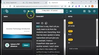Caption.Ed  - Captioning Software for Notetaking
