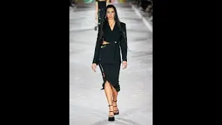 Dua Lipa walks for Versace