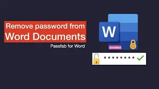 Unlock word document using Passfab for Word [Hindi]