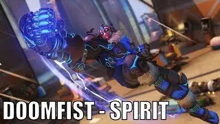 Overwatch, Doomfist, Spirit skin gameplay (best skin for Doomfist)