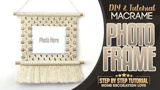 Macrame Photo Frame Tutorial
