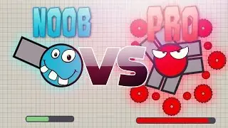 Diep.io| Noob Vs Pro #1| Round 1|