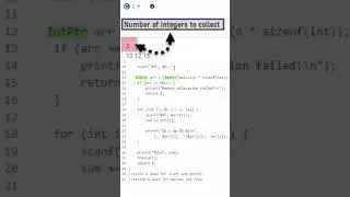 HackerRank : C Programming -  Malloc 1D array and sum up values.
