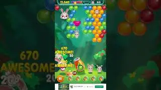 Bunny Pop Level 7 no booster [Gameplay Walkthrough] optimized for smartphones [BitMango]