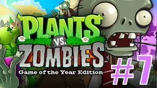 Прохождение Plants vs Zombies [Растения против Зомби] - ТУМАН 1-5 на iPad