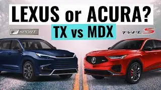 2024 Acura MDX VS Lexus TX Comparison Review || Reliable Midsize Luxury SUVs
