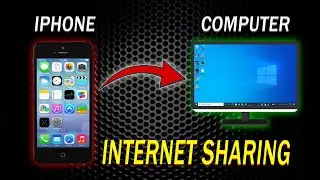 How to Connect iPhone Internet to PC | How to Share iPhone Mobile Data with PC