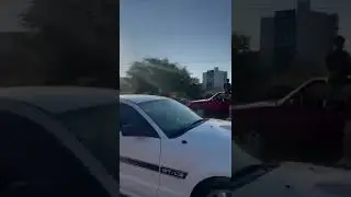 BMW M3 "Casper" vs Mustang modificado + nitro