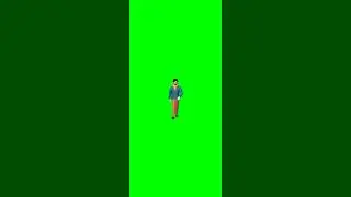 3d animation green screen video | man waking green screen video 
