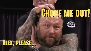 Eddie Bravo Tries to Choke Alex Jones Out